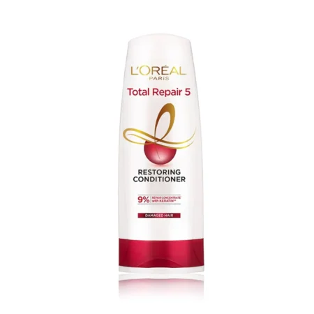 L'Oreal Paris Total Repair 5 Ressstoring Conditioner 9% Repair Concentrate With Keratin Damaged  Hair 386Ml