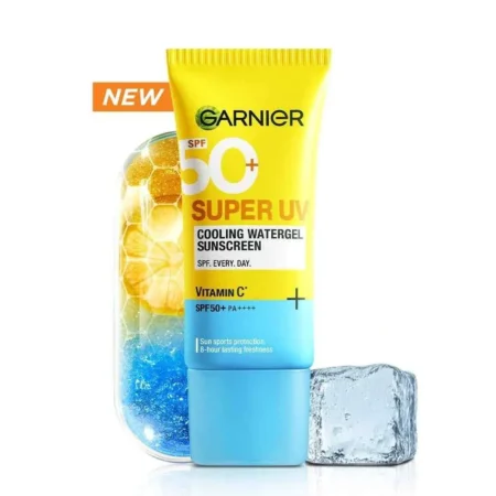 Garnier Super Uv Cooling Watergel Sunscreen Spf 50 Vutamin C Spf 50+ Pa ++++ 8 Hours Lasting Frehness 60Ml