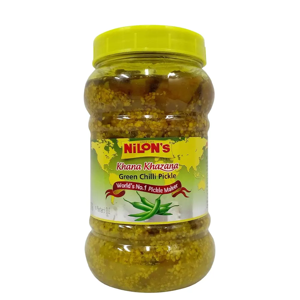 Nilon'S Uttam Pradesh Green Chilli Pickle 1Kg