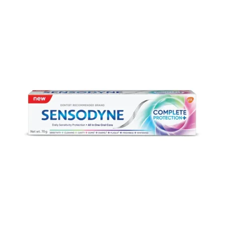 Sensodyne Complete Protection Daily Sensitivity + All In One Oral Care 70G + Free Sensodyne Toothbrush 1Set