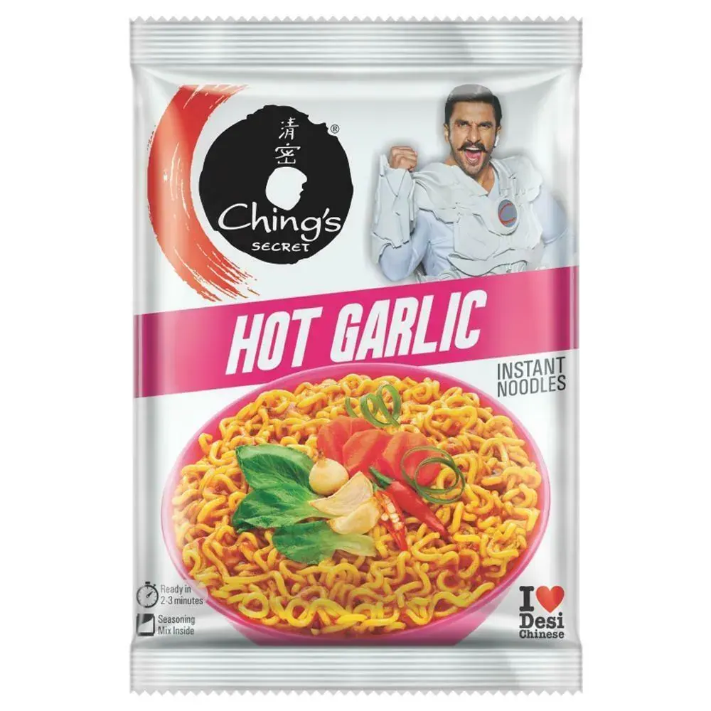 Chings Secret Hot Garlic Instant Noodles 60G
