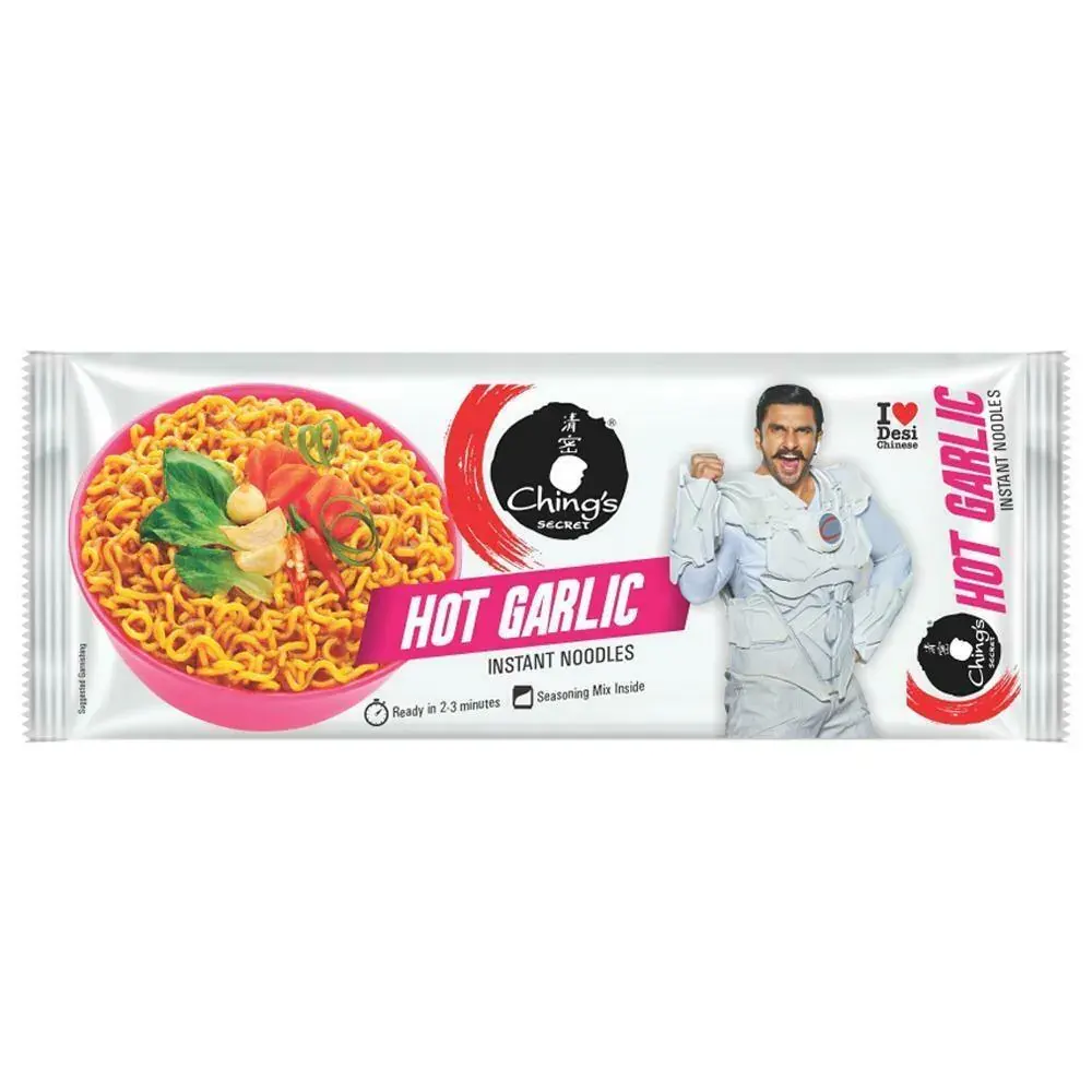Chings Secret Hot Garlic Instant Noodles 240G