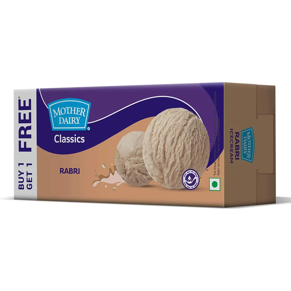Mother Dairy Classics Rabri Ice Cream Buy 1 Get 1 700Ml