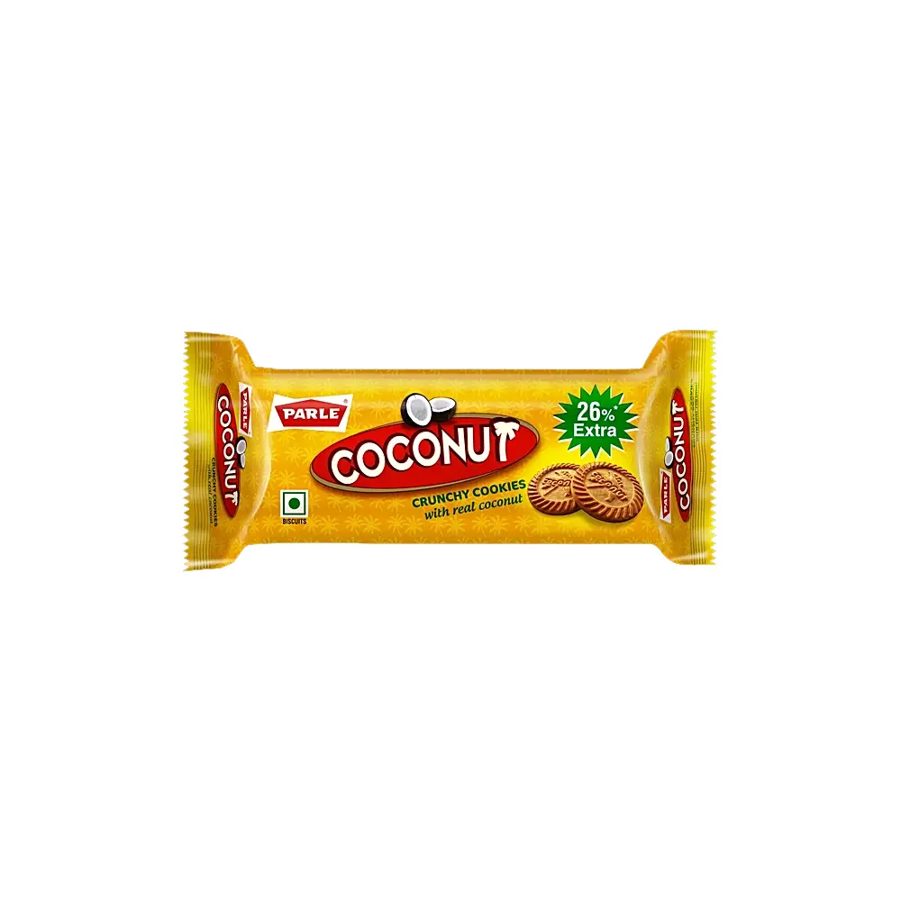 Parle Coconut Cruncy Cookies 76G