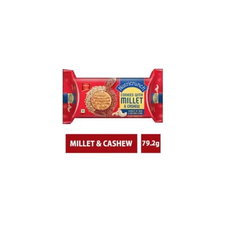 Parle Platina Nutricrunch Cookies With Millet And Cahew 79.2G