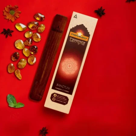 Itc Mangaldeep Temple Sactum Camphor &Amp; Amber Incense Sticks 20N
