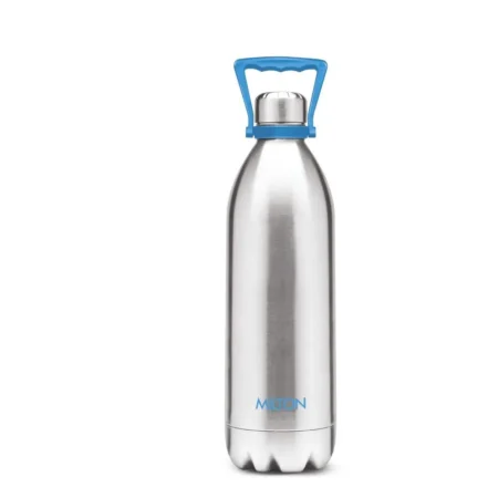 Milton Duo With Handle 2000 Thermosteel Vacuum Insulated Bottle Hot Cold 24H 1.8L