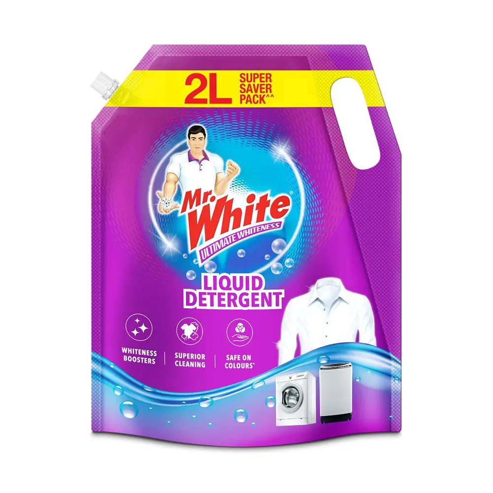 Jyothy Labs Mr. White Ultimate Whiteness Liquid Detergent 2L