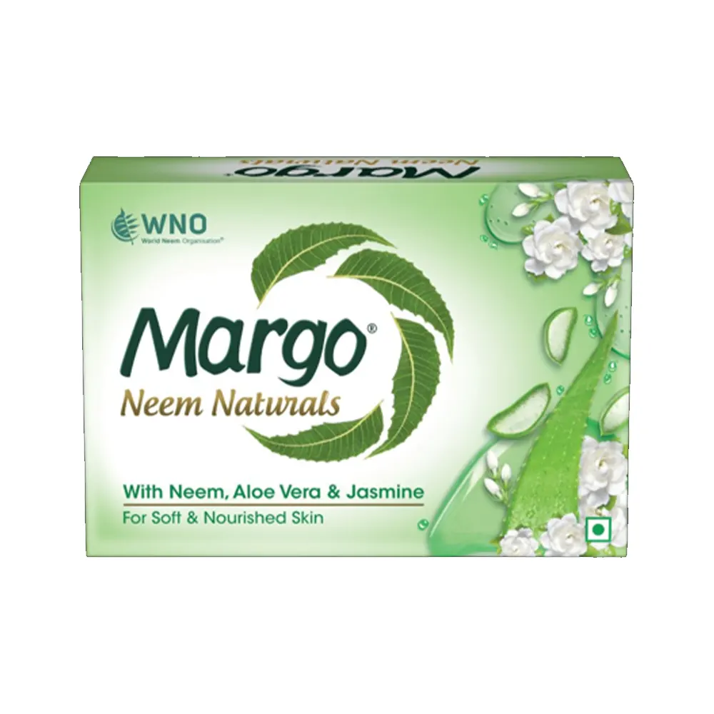 Jyothi Labs Margo Neem With Neem -Aloe Vera & Jasmine Bathing Bar 100G