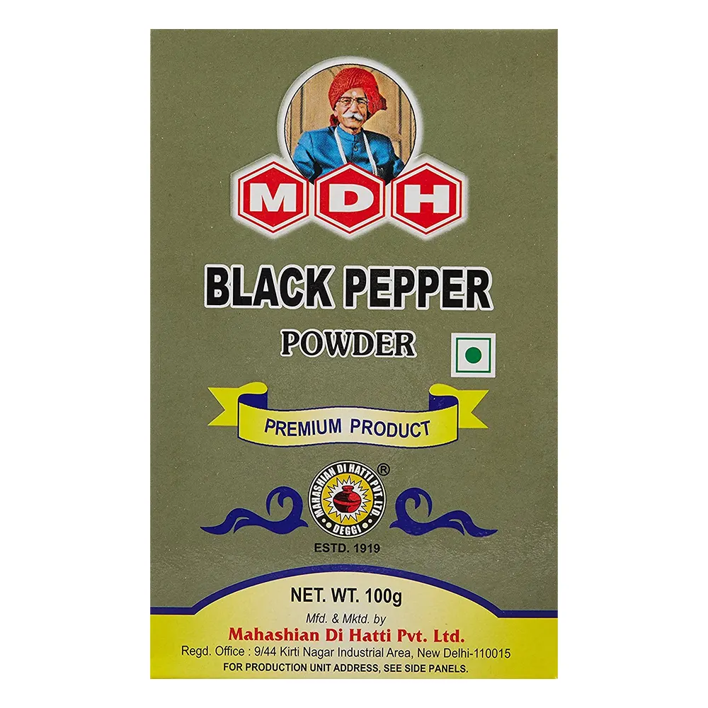 Mdh Black Pepper Powder 100G