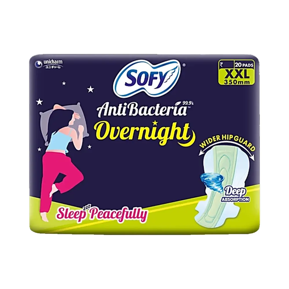 Sofy Anti Bacteria Over Night Sleep Peacefully Xxxl 350Mm 20Pads
