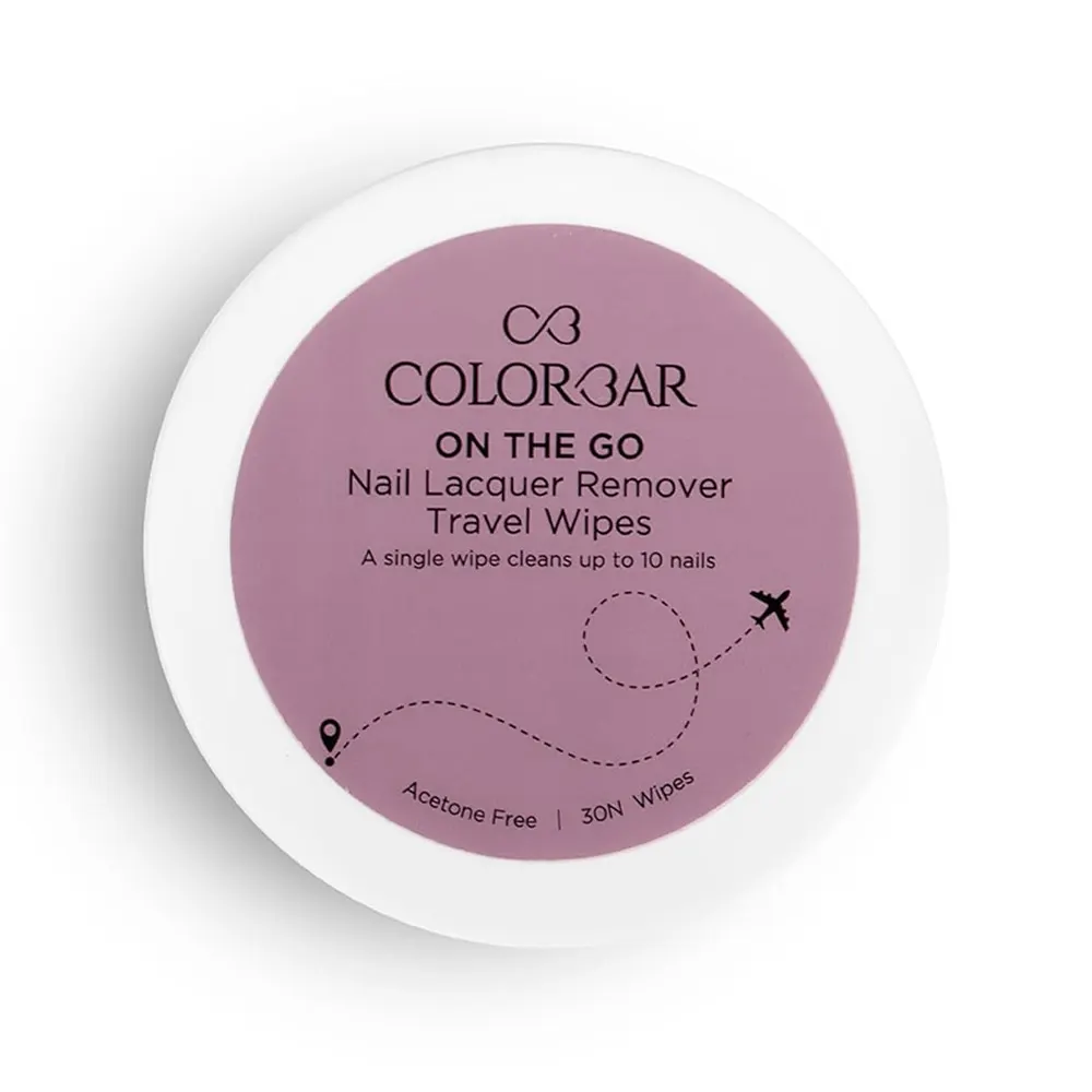 Colorbar Made For Magic On The Go Nail Lacquer Remover Travel Wipes Rainbow Pack Of 30N
