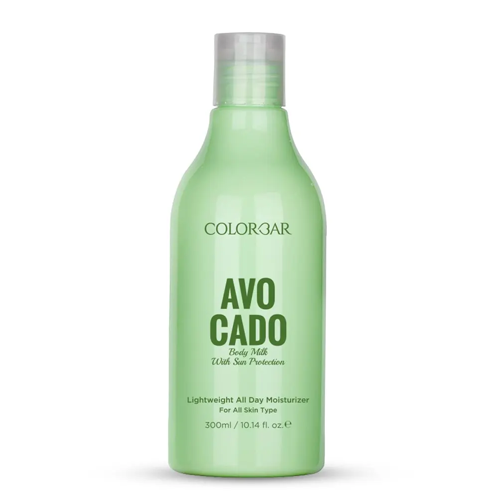 Colorbar Avocada Body Milk With Sun Protection Lightweight All Day Moisturzer For All Skin Types 300Ml