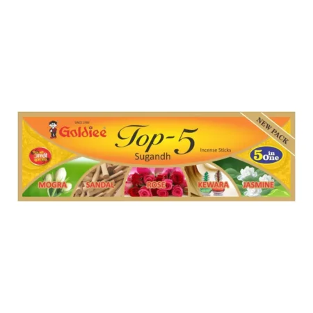 Goldiee Dop -5 Sughand Incense Stick 5 In 1