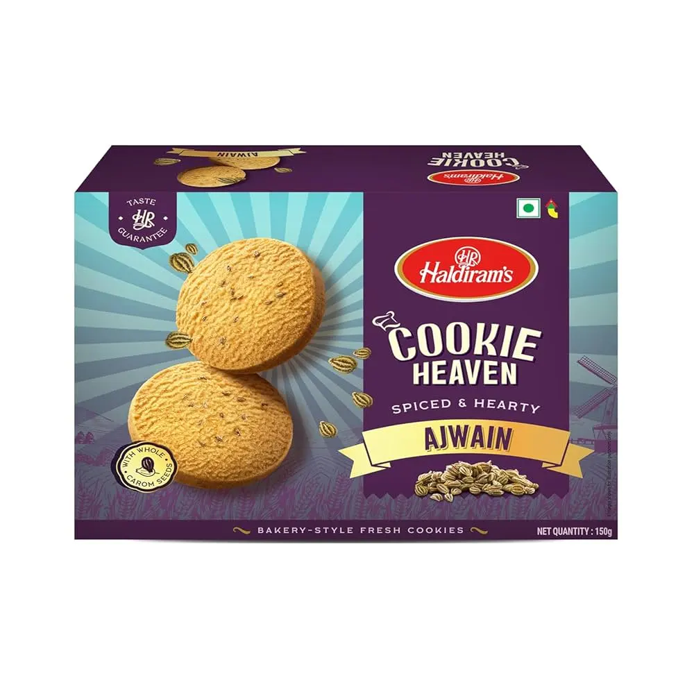 Haldirams Ajwain Cookie Heaven Spiced And Hearty 85G
