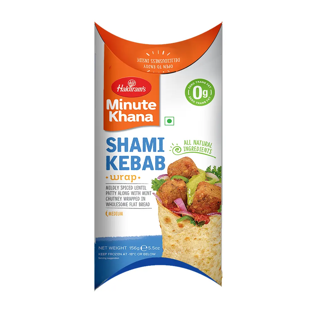Haldiram'S Minute Khana Shami Kebab Medium 156G