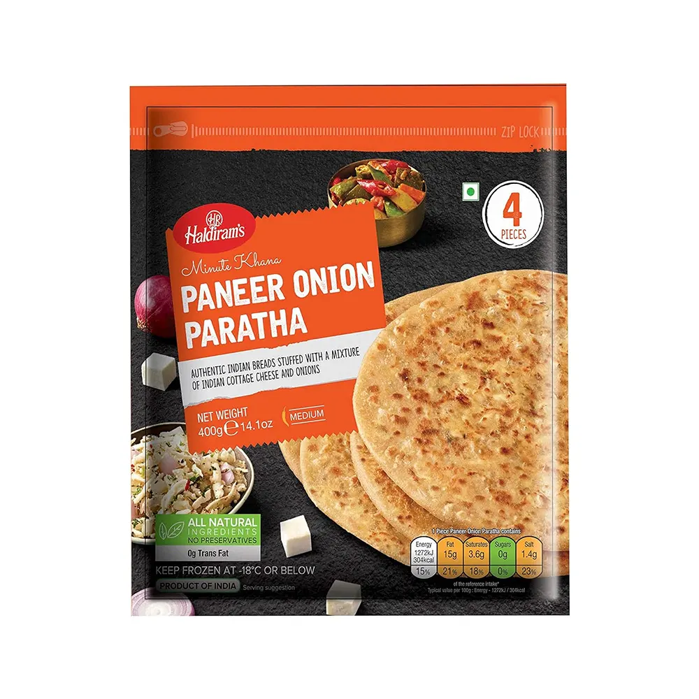 Haldiram'S Minute Khana Paneer Paratha Medium 400G
