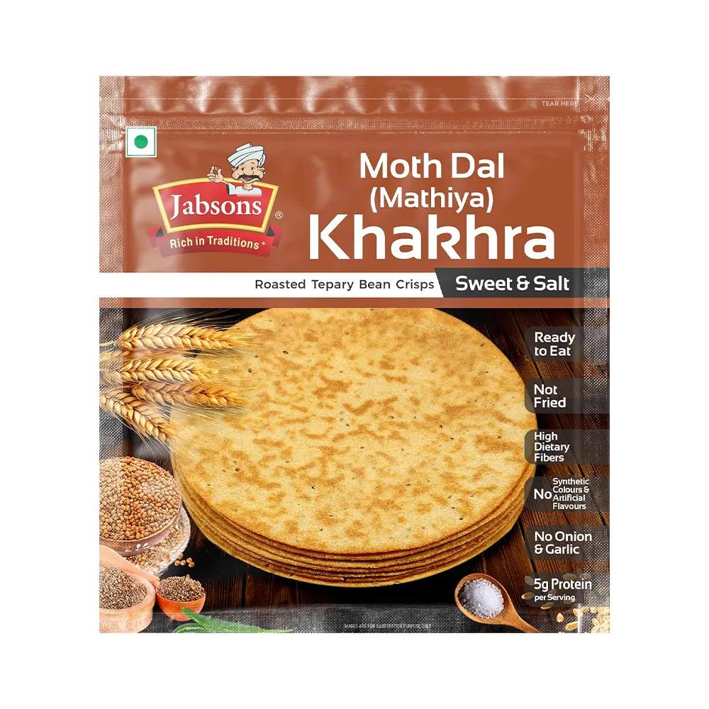 Jabsons Moth Dal (Mathiya) Khakhara Sweet &Amp; Salt 180G
