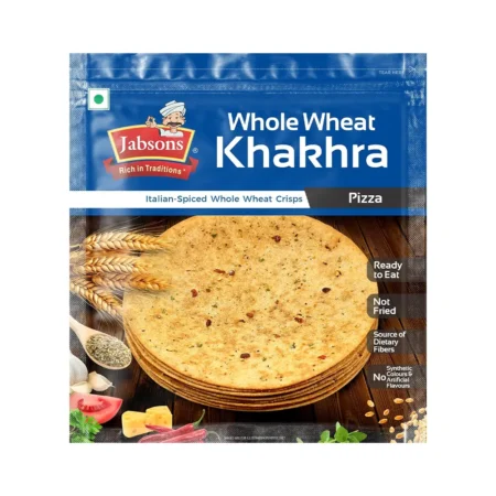JABSONS WHOLE WHEAT KHAKHRA PIZZA FLAVOUR 180G