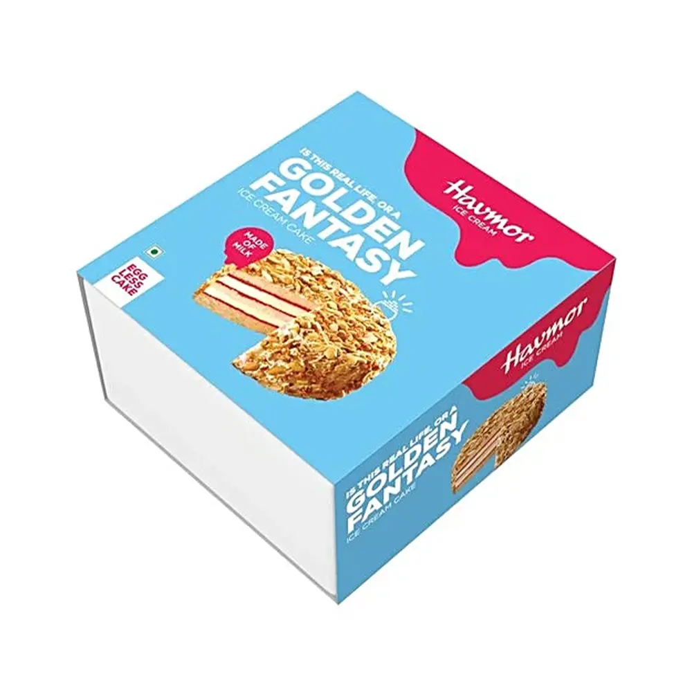 HAVMOR ICE CREAM GOLDEN FANTASY CAKE ICE CREAM EGG LESS 1L