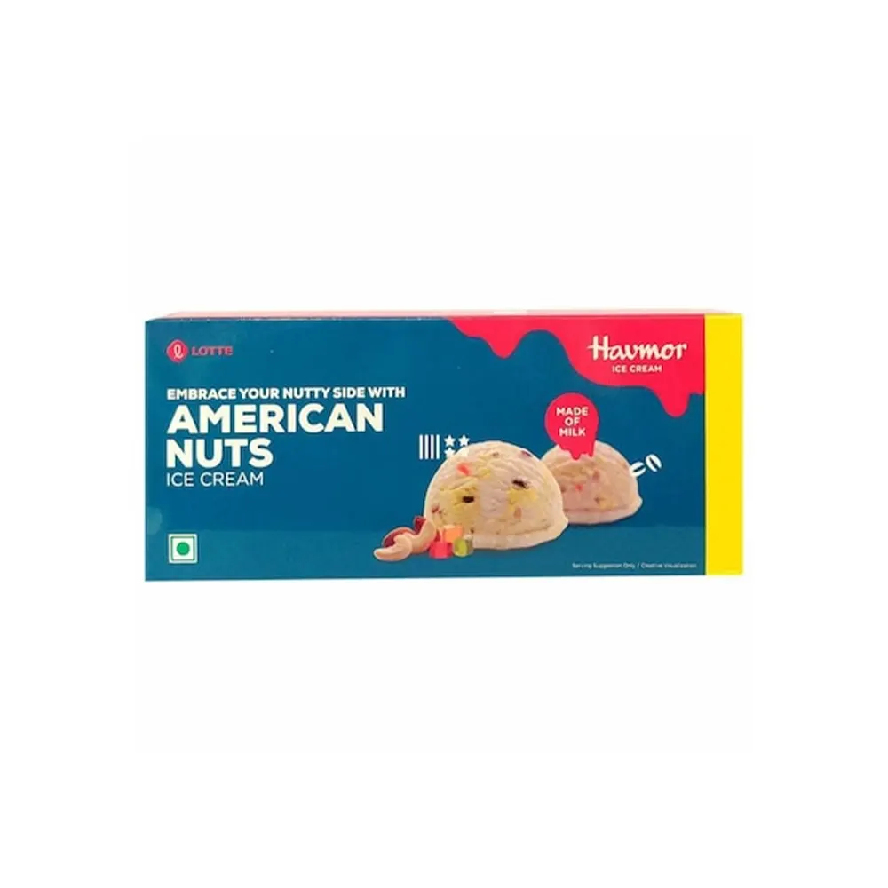 Havmor Ice Cream American Nuts Buy 1 Get 1 700Ml