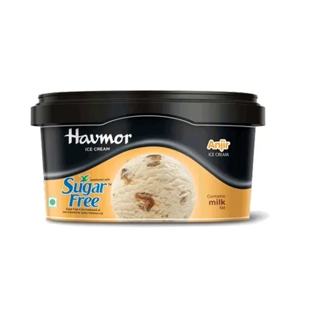 Havmor Ice Cream Anjir Zero Added Sugar Contain Milk Fat 500Ml