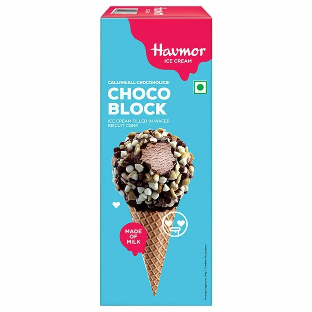 Havmor Ice Cream Choco Block 135Ml