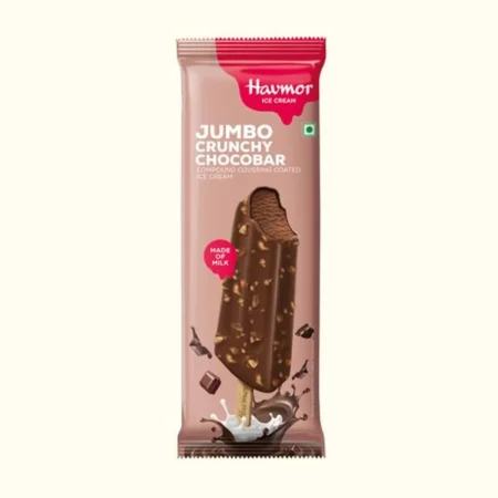HAVMOR ICE CREAM JUMBO CRUNCHY CHOCOBAR 75ML