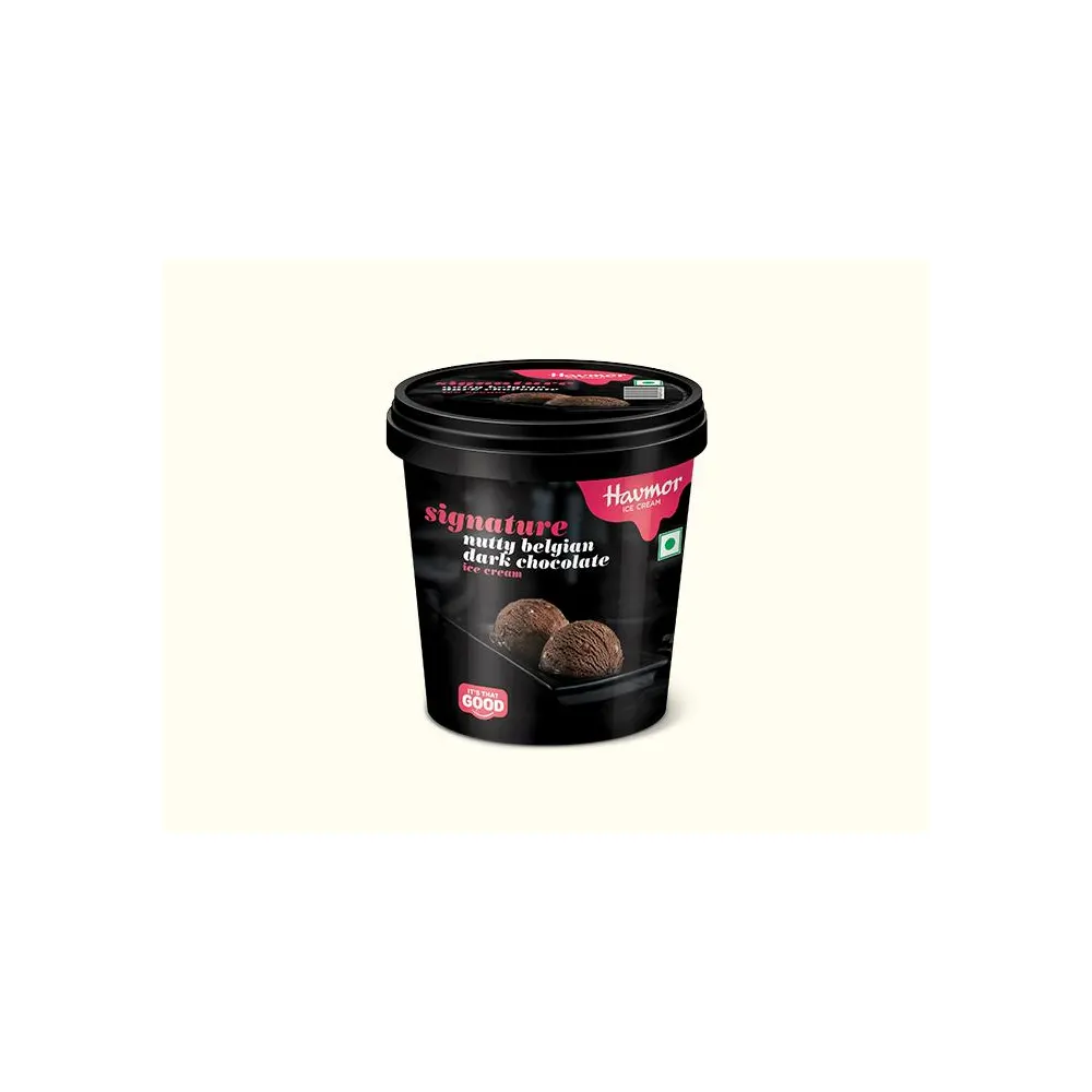 Havmor Ice Cream Signature Nutty Belgian Dark Chocolate 125Ml