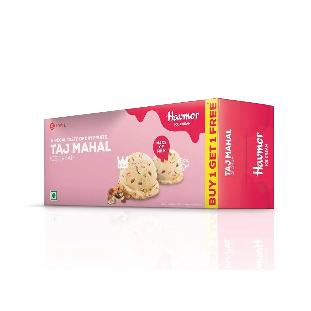 HAVMOR ICE CREAM TAJ MAHAL ICE CREAM BUY 1 GET 1 700ML