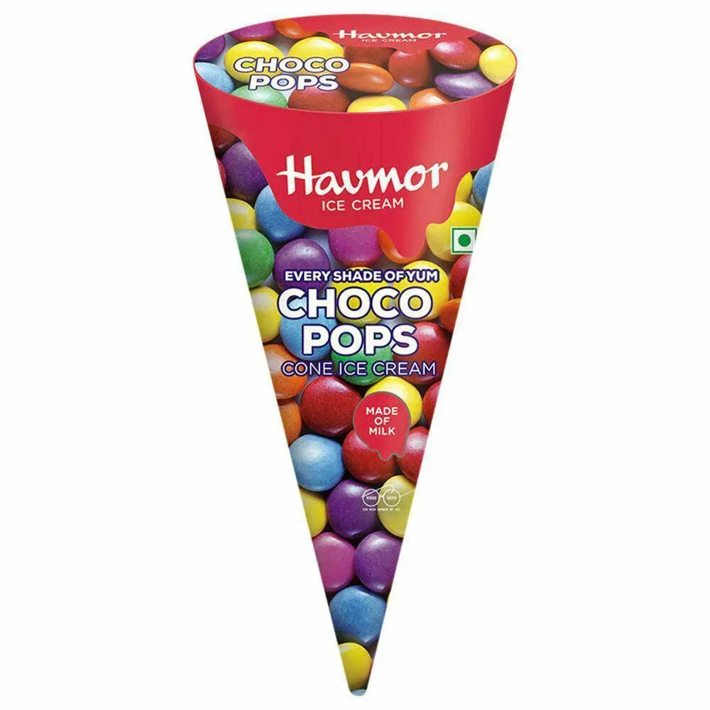 Havmor Ice Cream Choco Pops Cone Ice Cream 90Ml