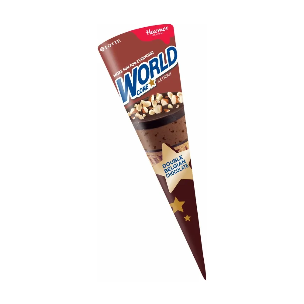 Havmor Ice Cream Double Belgian Choco Cone 150Ml