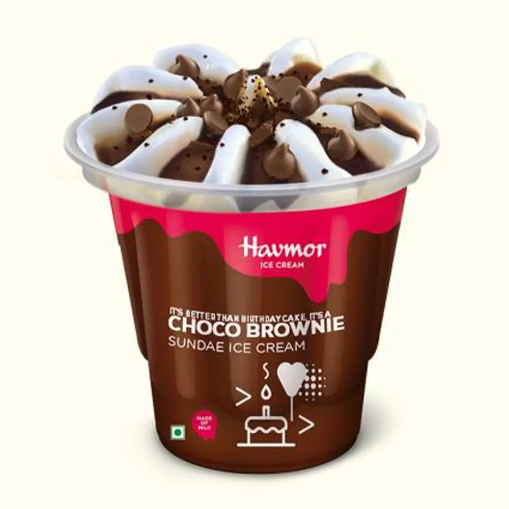 Havmor Ice Cream Choco Brownie Sundae 115Ml