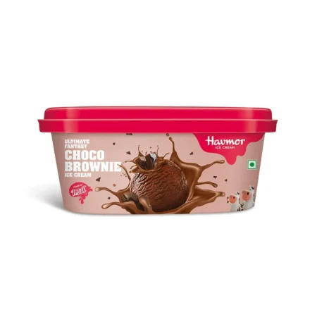 HAVMOR ICE CREAM CHOCO BROWNIE TUB 750ML