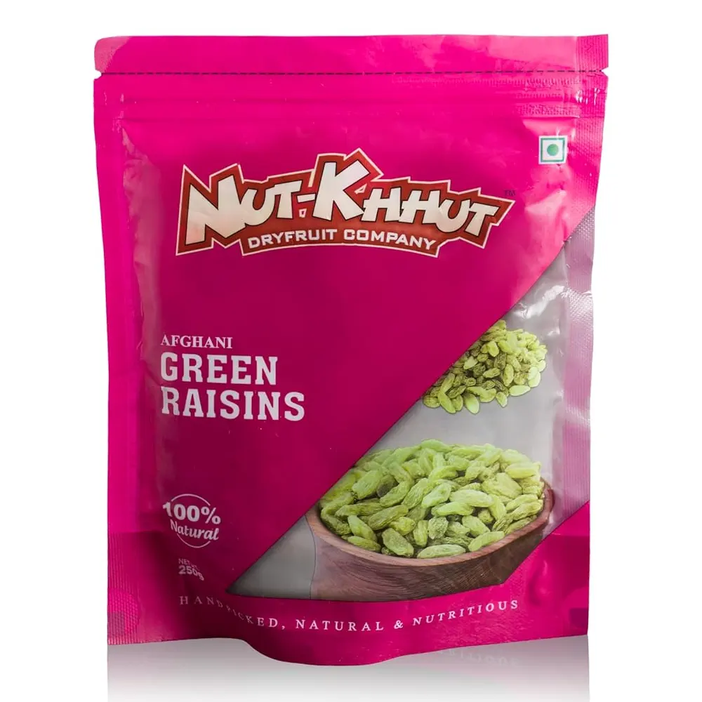 Nut Khhut Dry Fruit Company Afghani Green Raisins 250G