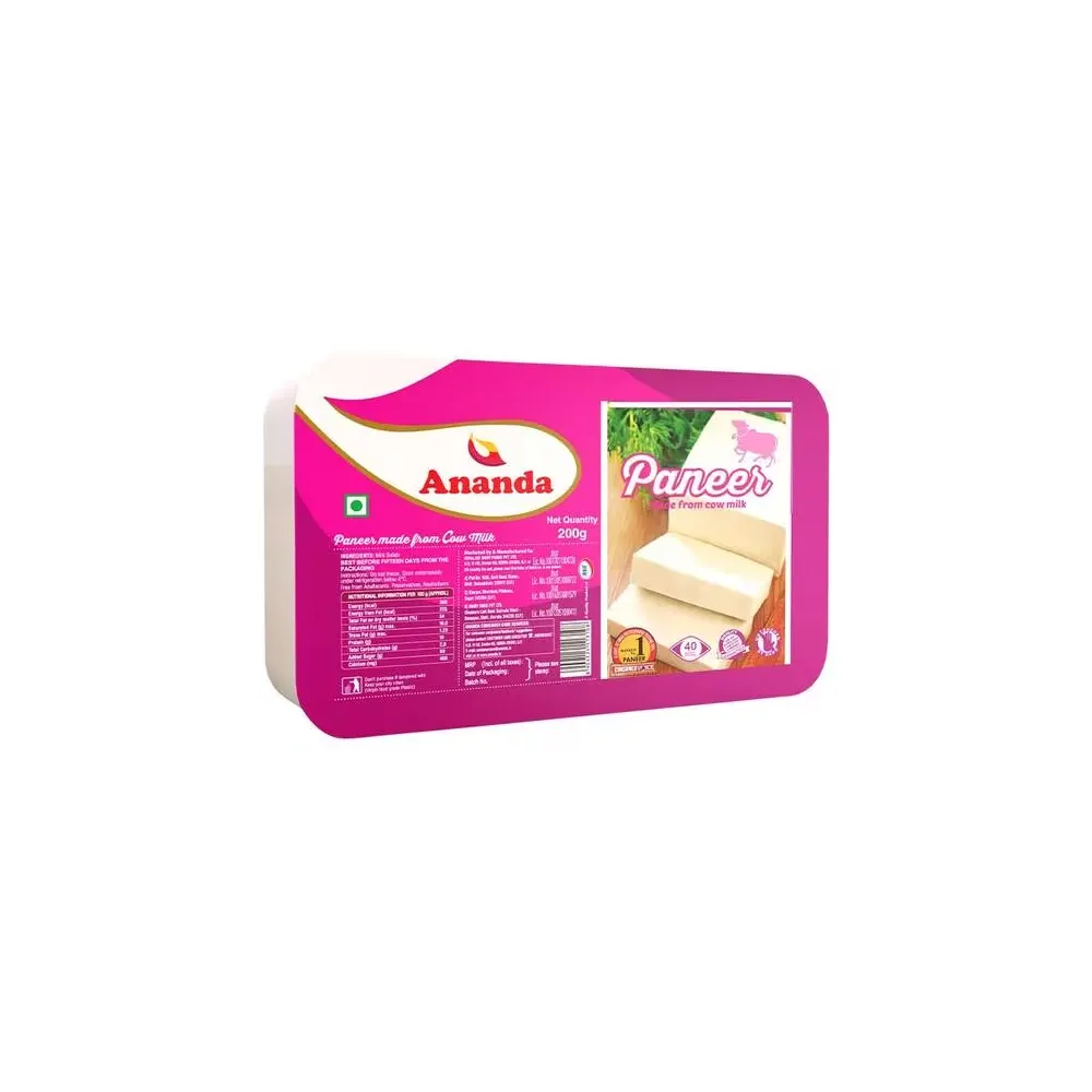 Ananda Paneer Made From Cow Milk 200G