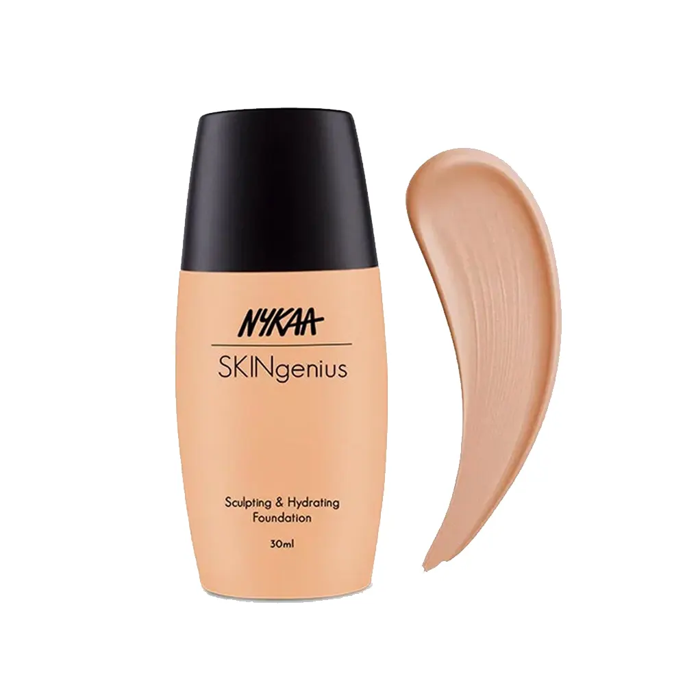 Nykaa Skin Genius Sculpting & Hydrating Foundation 02 Almond Beige 30Ml