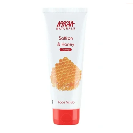 Nykaa Naturals Saffron & Honey Glowing Face Scrub 100G