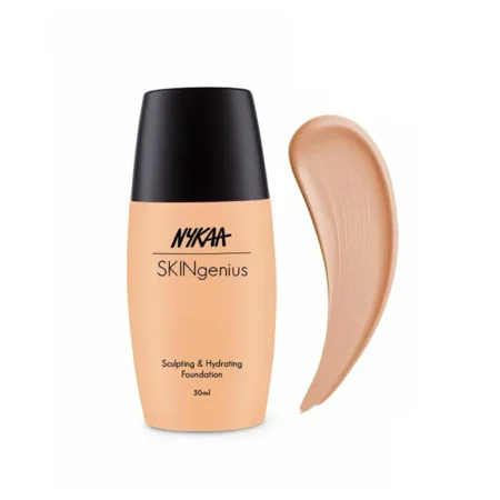 Nykaa Genius Sculpting & Hydrating Foundation 02 Almond Beige 30Ml