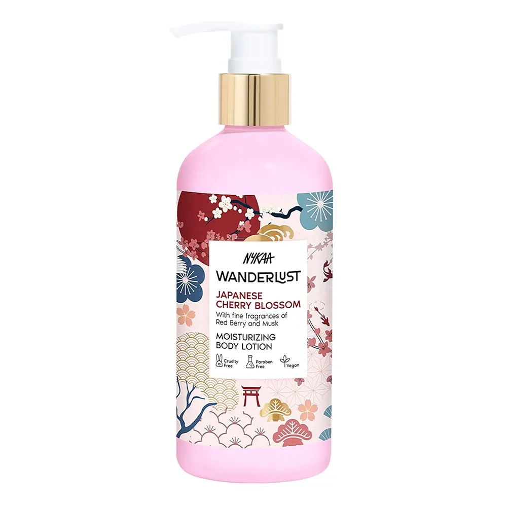 Nykaa Wanderlust Japanese Cherry Blossom Shower Gel 300Ml
