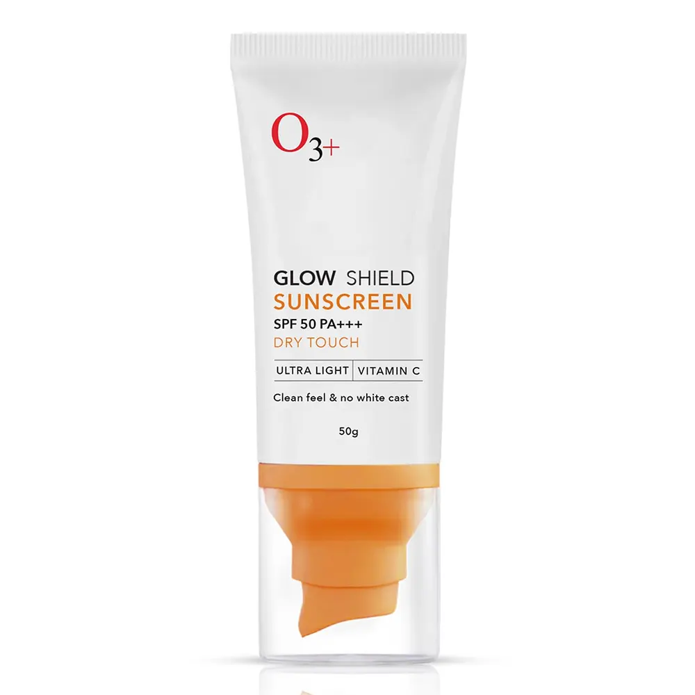 O3+ Professional  Glow Shield Sunscreen Spf 50 Pa+++ Dry Touch Ultralight Vitamin C 50G