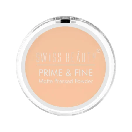 Swiss Beauty Prime & Fine Matte Presed Powder Sb 403 Nude Beige 8G