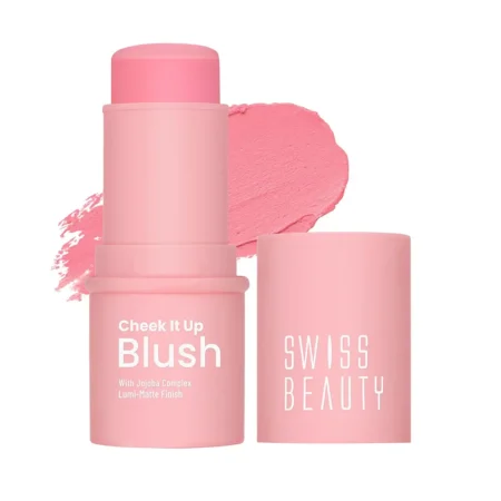 Swiss Beauty Cheek It Up Blush With Jojoba Complex 01 High On Pink Sb-886 8G
