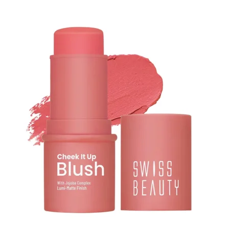 SWISS BEAUTY CHEEK IT UP BLUSH WITH JOJOBA COMPLEX 05 CHIC ME UP SB-886 8G