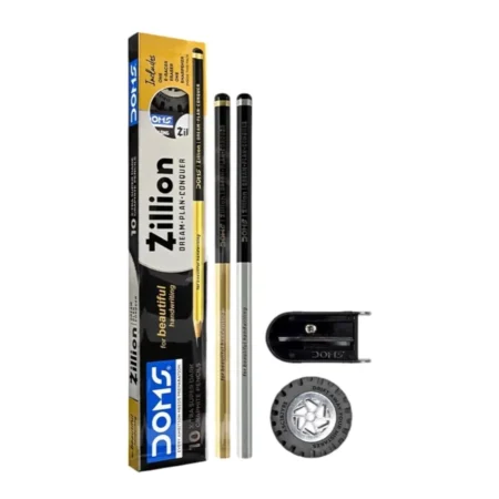 DOMS ZILLION 10X-TRA SUPER DARK GRAPHITE PENCILS 10N