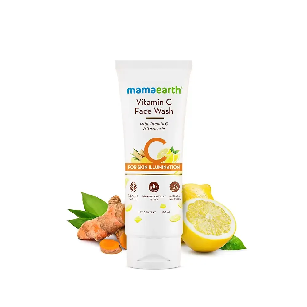 Mamaearth Vitamin C Face Wash With Vitamin C And Tumeric For Skin Illumination 150Ml