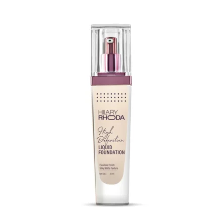 Hilary Rhoda Highly Definition Liquid Foundation Flwless Finish Silky Matte Texture White Ivory 01 Hr-5555 33Ml