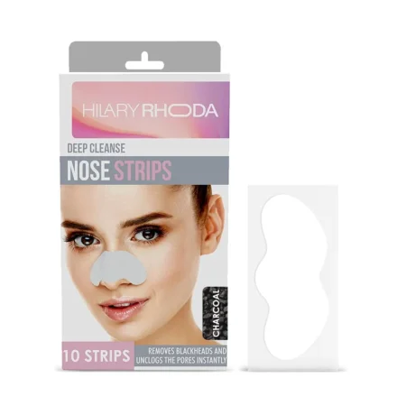 Hilary Rhoda Deep Cleanse Nose Strips Charcoal Removes Blackheads And Unclogs Porse Instantly Hr-Nps 10Strips