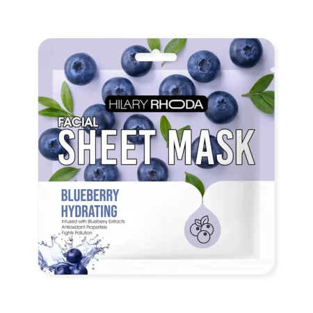Hilary Rhoda Facial Sheet Mask Blueberry Hydrating 20G