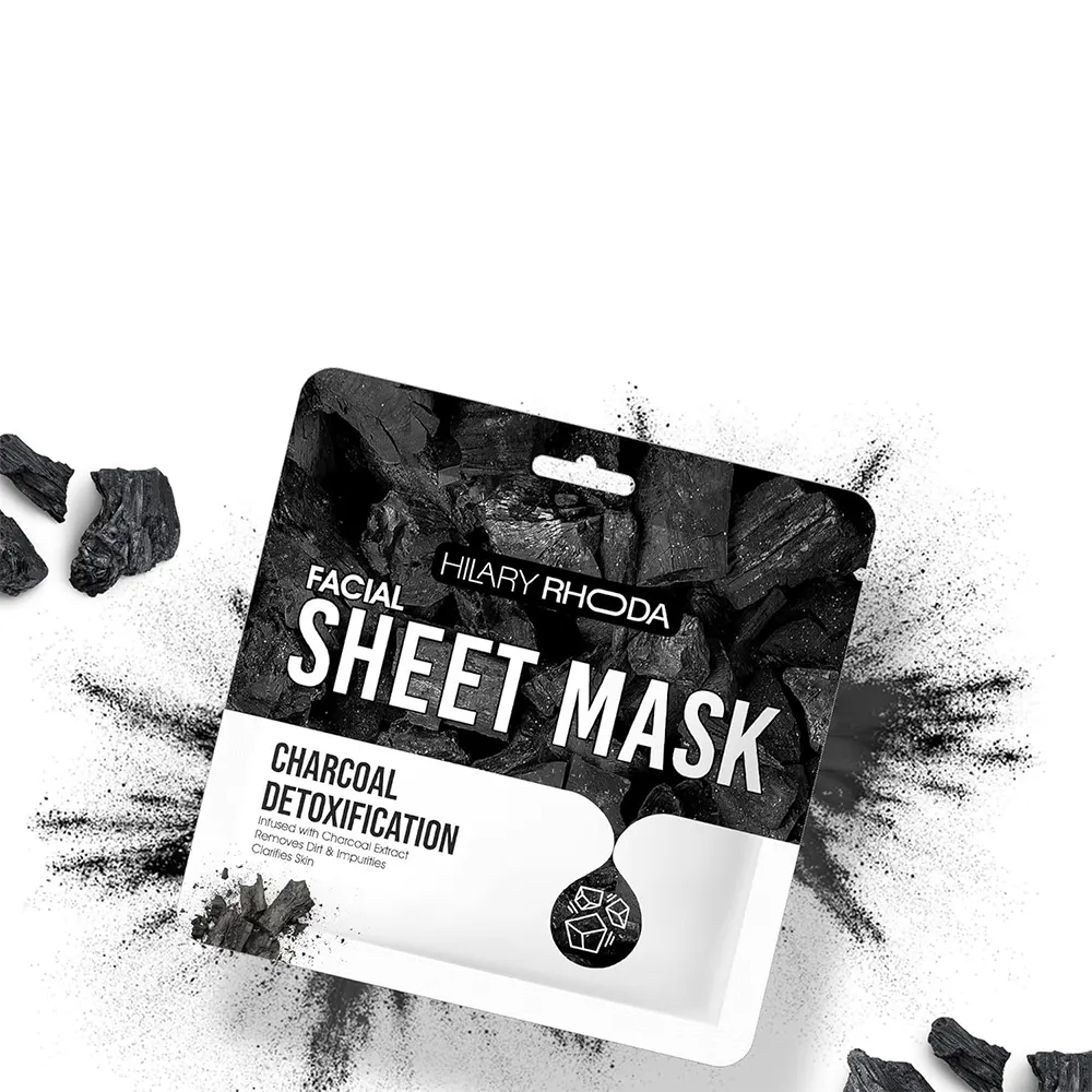 Hilary Rhoda Facial Sheet Mask Chaecoal Detoxifying 20G